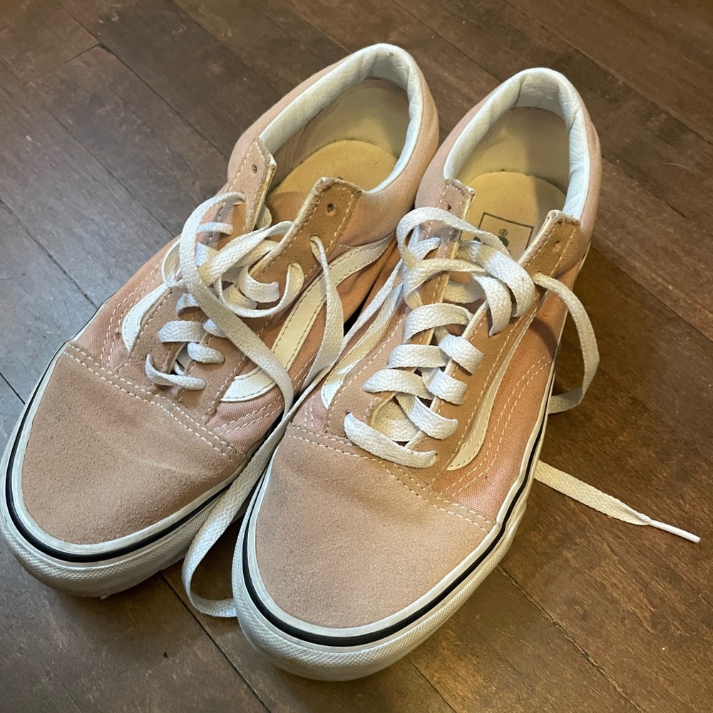 Dusty pink Vans